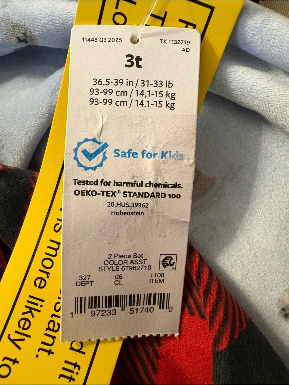 Carter's Footed Pajama Bundle (2) Size 3T New
